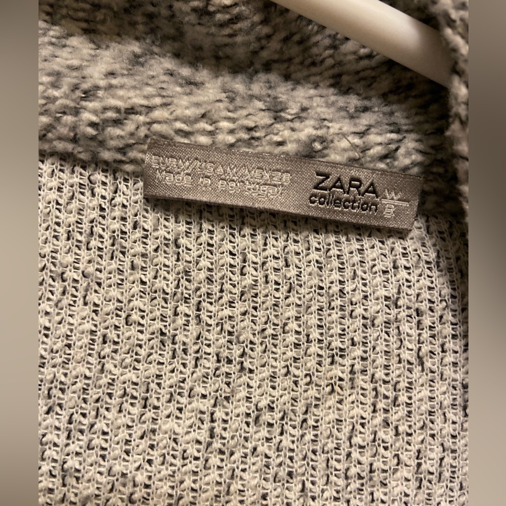 Zara Grey Sweater-Coat - Picture 5 of 5